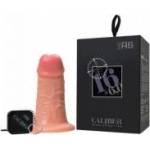 TOYFA Realistic dildo Caliber 16/6, PVC, flesh, length 16cm, diameter 6cm
