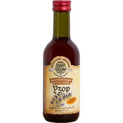 Kláštorná officína Bylinkový sirup yzop 250 ml