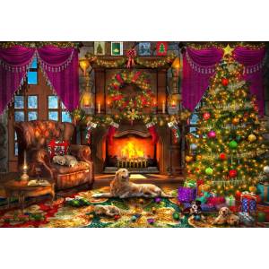 Bluebird Puzzle - Puzzle Dominic Davison: Cosy Christmas Room - 1 000 piese