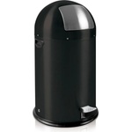 EKO 33 л. матирано черен кош за отпадъци с педал ЕКО от серия kick can (eko964800mattblack)