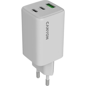 CANYON 65 W бяло зарядно устройство за USB-A и USB-C (CNS-CUW65AC) (CNS-CUW65AC)