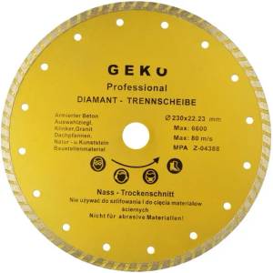 GEKO Диамантен диск TURBO 230x8x22, 2mm 09451 (G00264)
