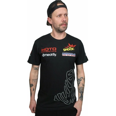 Meatfly мъжка тениска Dakar Beduin Black Meatfly | Cheren | МЪЖЕ | M