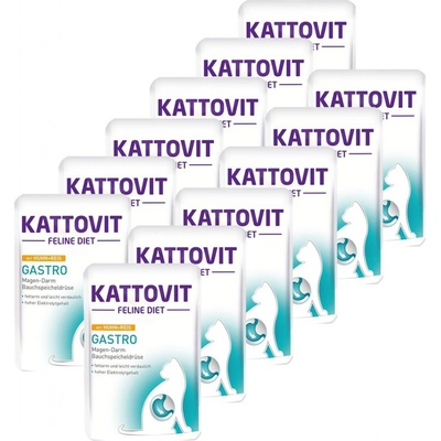 Kattovit Gastro kura ryža 12 x 85 g