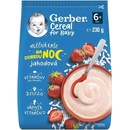 Gerber Cereal mléčná kaše jahodová Dobrou noc 230 g