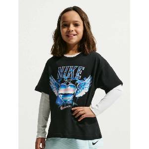 Nike Тениска g nsw tee boy mystical - sportdepot - 34,21 лв