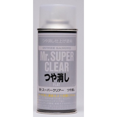 Mr. Hobby Gunze Sangyo Gunze Mr. Super Clear Flat Spray 170 ml