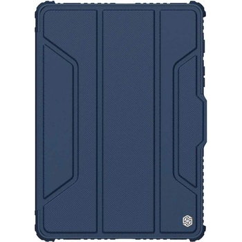 Nillkin Bumper PRO Protective Stand Case - удароустойчив хибриден кейс за Samsung Galaxy Tab S8 Plus, Galaxy Tab S7 Plus (тъмносин)