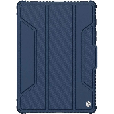 Nillkin Bumper PRO Protective Stand Case - удароустойчив хибриден кейс за Samsung Galaxy Tab S8 Plus, Galaxy Tab S7 Plus (тъмносин)