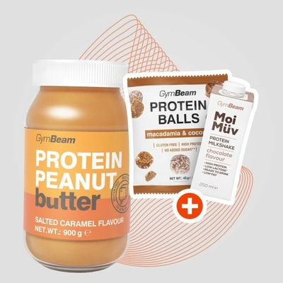 GymBeam Proteínové arašidové maslo 900 g
