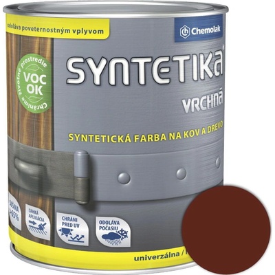 Chemolak Syntetika 2,5 l tmavohnedá