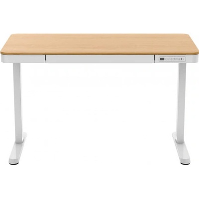 DELSO Elektrický výškově nastavitelný stůl WORKSTATION PLUS dub/bílá – Zboží Dáma