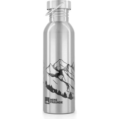 Bergfreunde Бутилка за вода Bergfreunde Stainless Steel Bottle 750ml Water bottle - Silver - размер 750 ml (533-2206-0211)