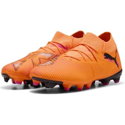 PUMA Футболни бутонки Puma Future 8 Match Firm Ground Football Boots - Orange/Black