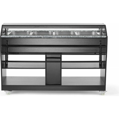 Vyhřívaný bufet, HENDI včetně 4 kontejnerů GN 1/1