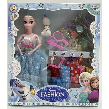 Image 1 of КУКЛА СЪС СНЕЖЕН ЧОВЕК И ДРЕХИ В КУТИЯ