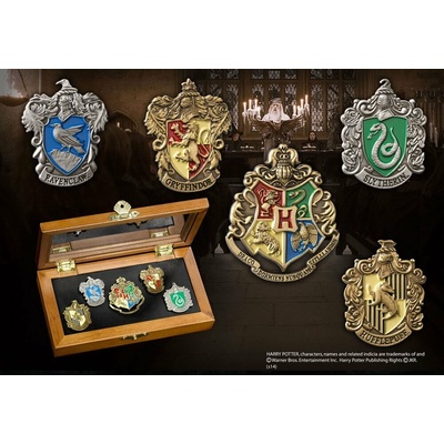 Noble Collection Sada odznak ov rokfortských koľají