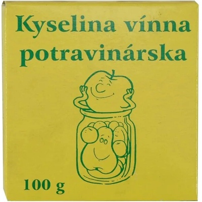 Kyselina vínna, potravinárska, 100 g