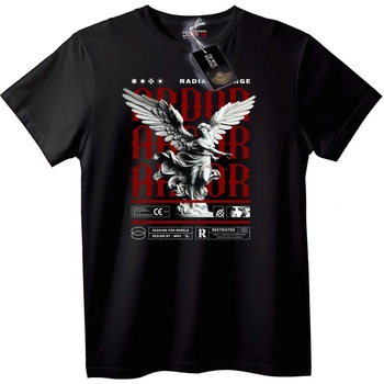 NOONEBRAND Тениска Ангел Ordo Ab Chao - L, Black