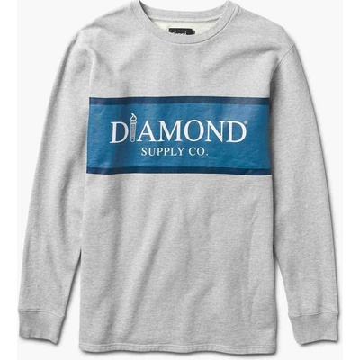 Diamond Mayfair Fleece Top Heather Grey