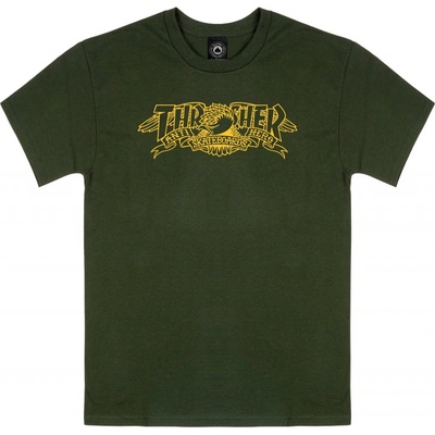 Thrasher ANTI HERO MAG BANNER TEE Forest Green
