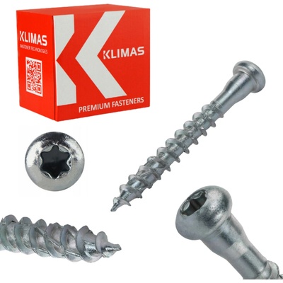 KLIMAS Wkret-met WKLC Ø5 mm TX-20 skrutka pre tesárske kovania s valcovou hlavou 30 mm - 250 ks