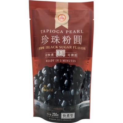 WuFuYuan Tapiokové perly s príchuťou čierneho cukru 250 g