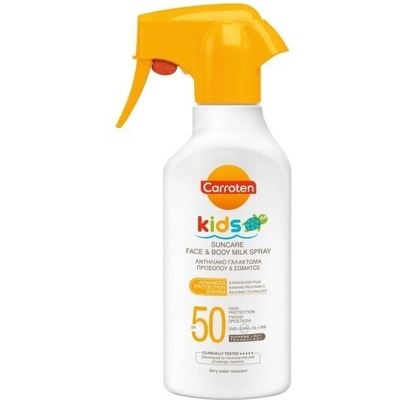 Carroten Слънцезащитно мляко за лице и тяло, Carroten Kids Waterproof Face & Body Kids Sunscreen Spray SPF50 270ml