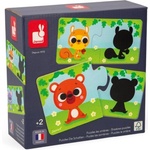 Janod Duonimo Puzzle Намерете сенките на животните 24 бр (J02701)