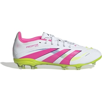 Image 1 of Adidas Юношески футболни бутонки Adidas Predator Elite Junior Firm Ground Football Boots - White/Pink