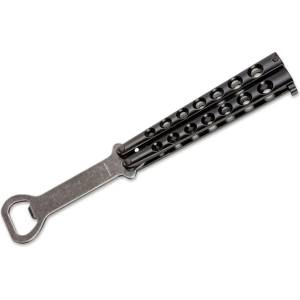 BOKER Solingen Отварачка за бутилки Boker Solingen Magnum Balisong, черна (09SC011)