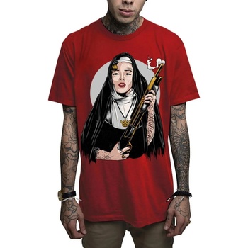 Image 1 of MAFIOSO мъжка тениска mafioso - сестра Монро 2.0 - ЧЕРВЕН - maf079