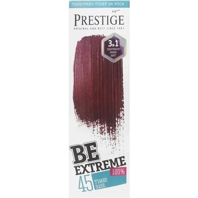 Prestige Be Extreme Тонер за коса, Тъмно лале, 45, 100 ml