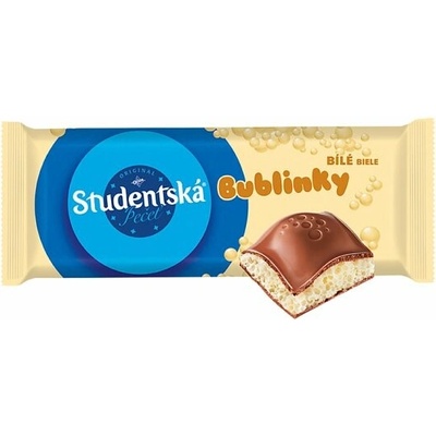Študentská pečať Bublinky Mliečna a Biele bublinky 36 g