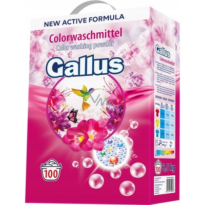 Gallus Color prací prášek na barevné prádlo 100 PD 6,5 kg