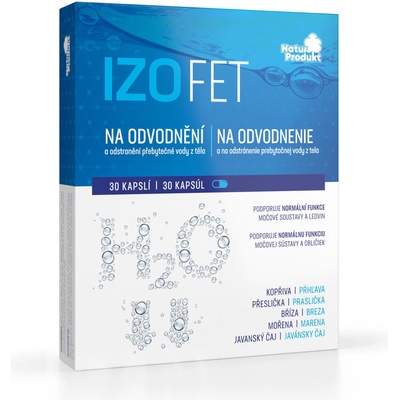 Naturprodukt Izofet na odvodnění 30 tablet