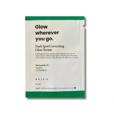 AXIS-Y Dark Spot Correcting Glow Serum (sample) - Осветляващ серум с 5% ниацинамид 1.5мл (sample)