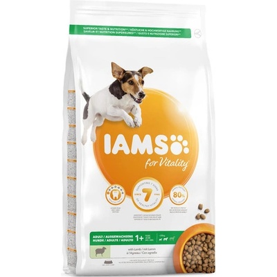 Iams For Vitality Adult Small & Medium Breed Lamb s jahňacím mäsom 3 kg