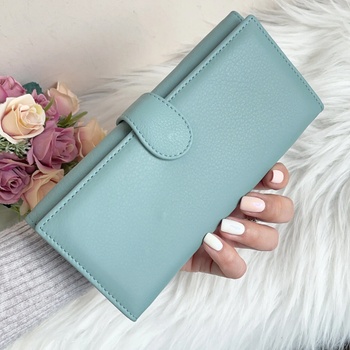 Image 1 of Портмоне Естествена кожа Light blue - Модел 1289