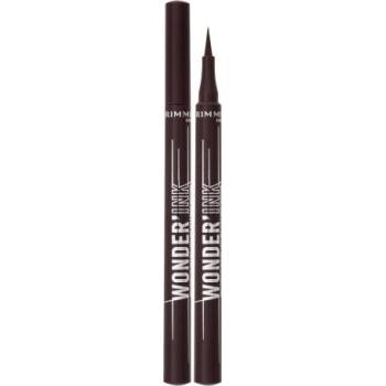 Rimmel London Wonder Ink voděodolná oční linka 002 Spiced Chestnut 1 ml