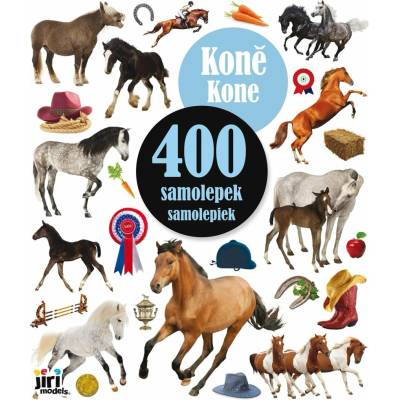 400 samolepek Koně