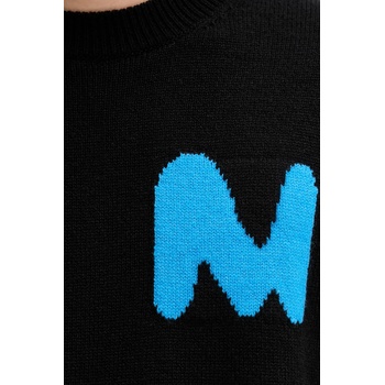 MSGM Вълнен пуловер msgm мъжки в черно 3940mm204.257596 (3940mm204.257596)