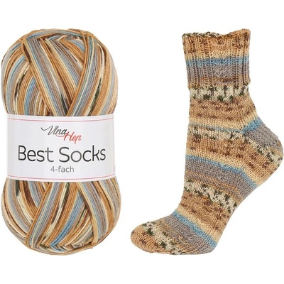 Best Socks - Vlna Hep - Ponožková příze 4 nitka Barva: 7381