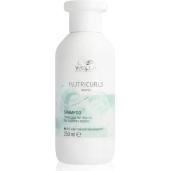 Wella Nutricurls Waves лек хидратиращ шампоан за чуплива коса 250ml