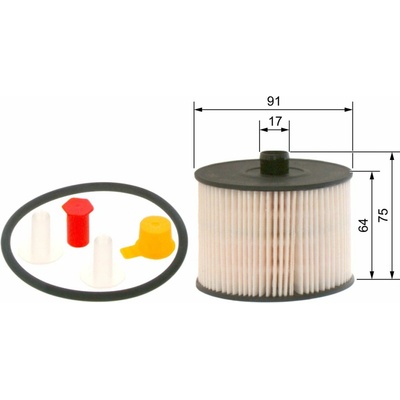 Palivový filter N1723 BOSCH 1457431723