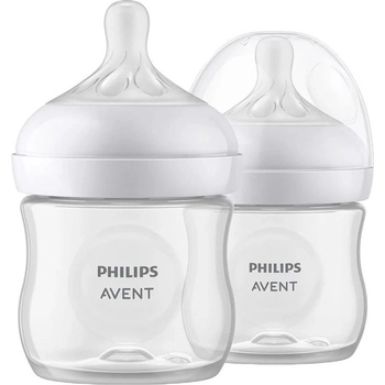 Philips Шишета Philips Avent - Natural Response 3.0, с биберон 0м+, 2 х 125 ml (SCY900/02)