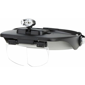 Verk 09015 Náhlavní lupa s LED osvětlením 1,2x 1,8x 2,5x 3,5x