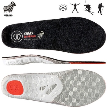 SIDAS Зимни стелки за обувки Sidas 3D Merino (CSE3DWINMERI20)