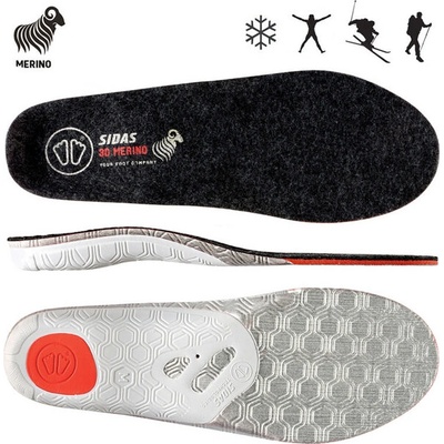 SIDAS Зимни стелки за обувки Sidas 3D Merino (CSE3DWINMERI20)