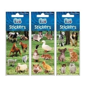 Sticker Boo Sticker Sticker BOO silver animal mix